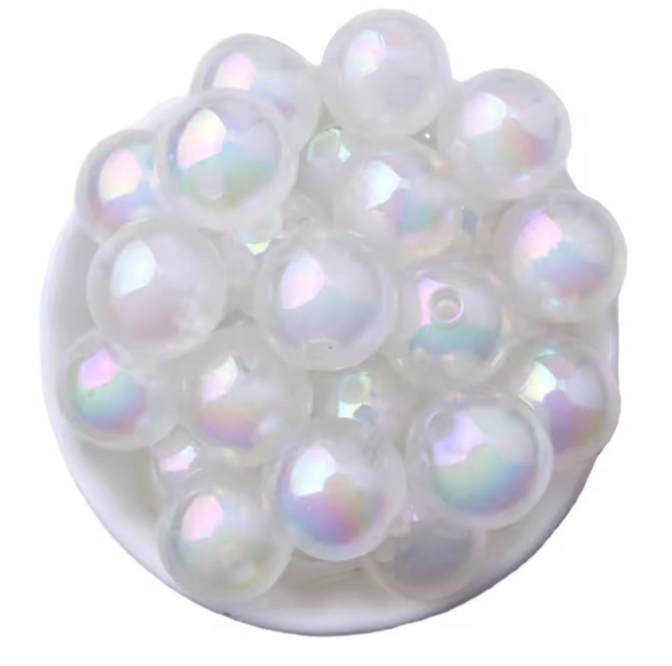 Glow in the Dark UV AB 16mm Chunky Acrylic Bead