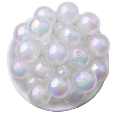 Glow in the Dark UV AB 16mm Chunky Acrylic Bead