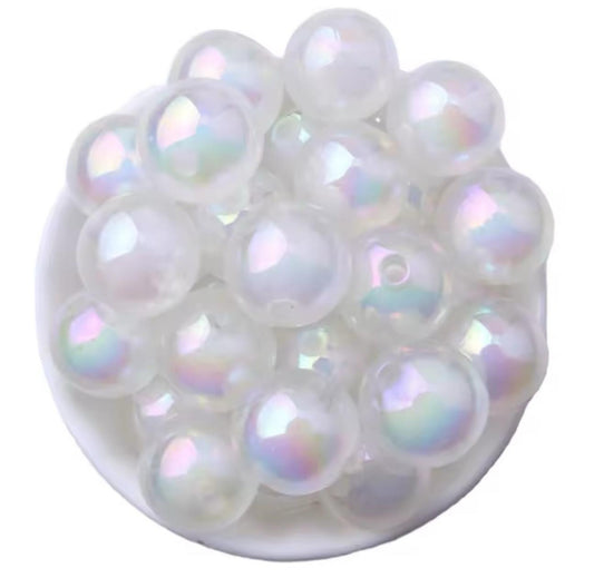 Glow in the Dark UV AB 16mm Chunky Acrylic Bead