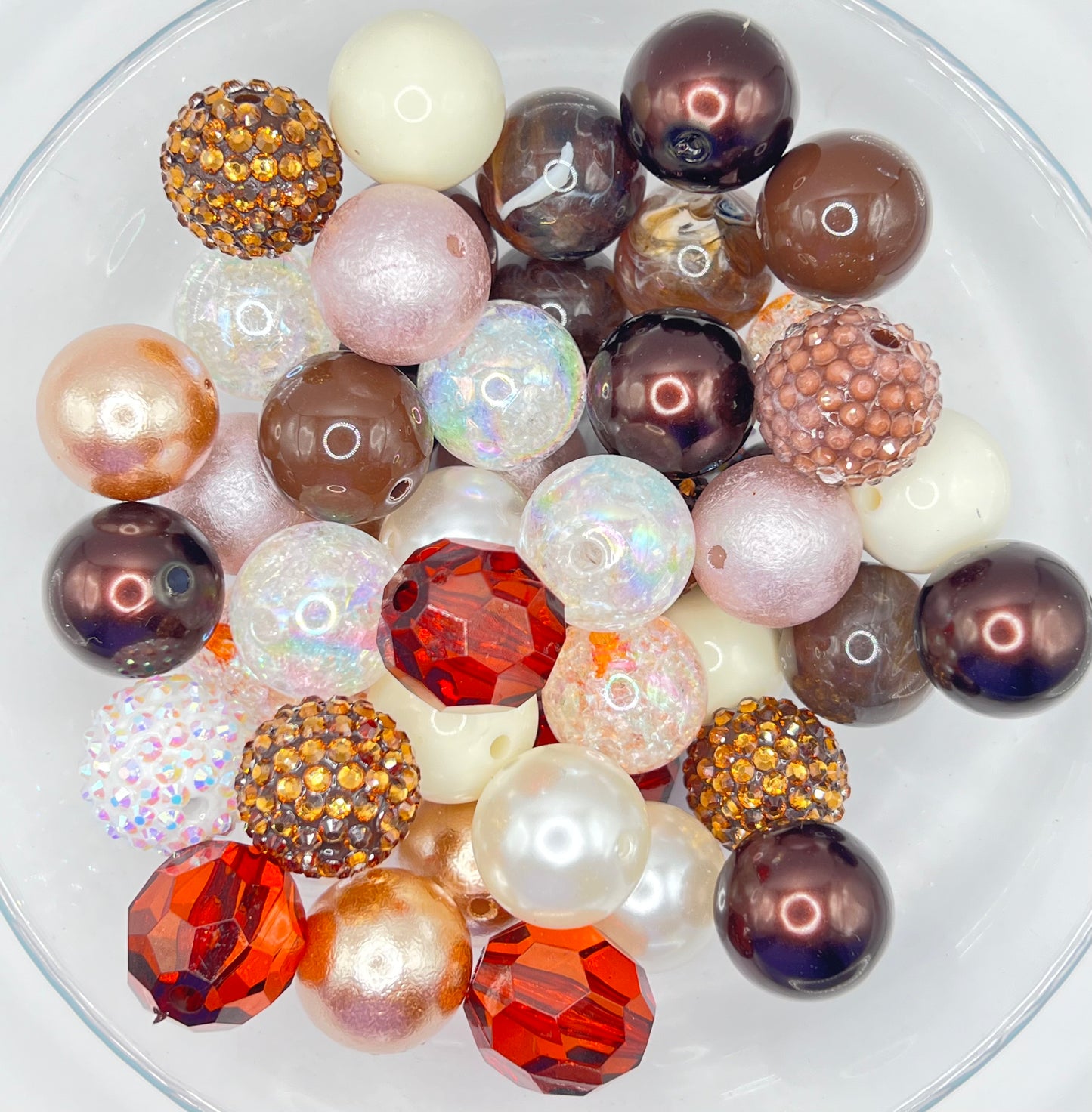 Autumn Harvest 50 piece Acrylic Bead Mix