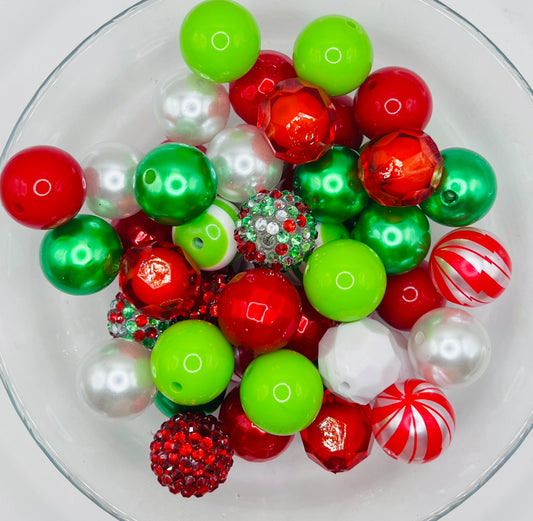 Merry 50 piece Acrylic Bead Mix