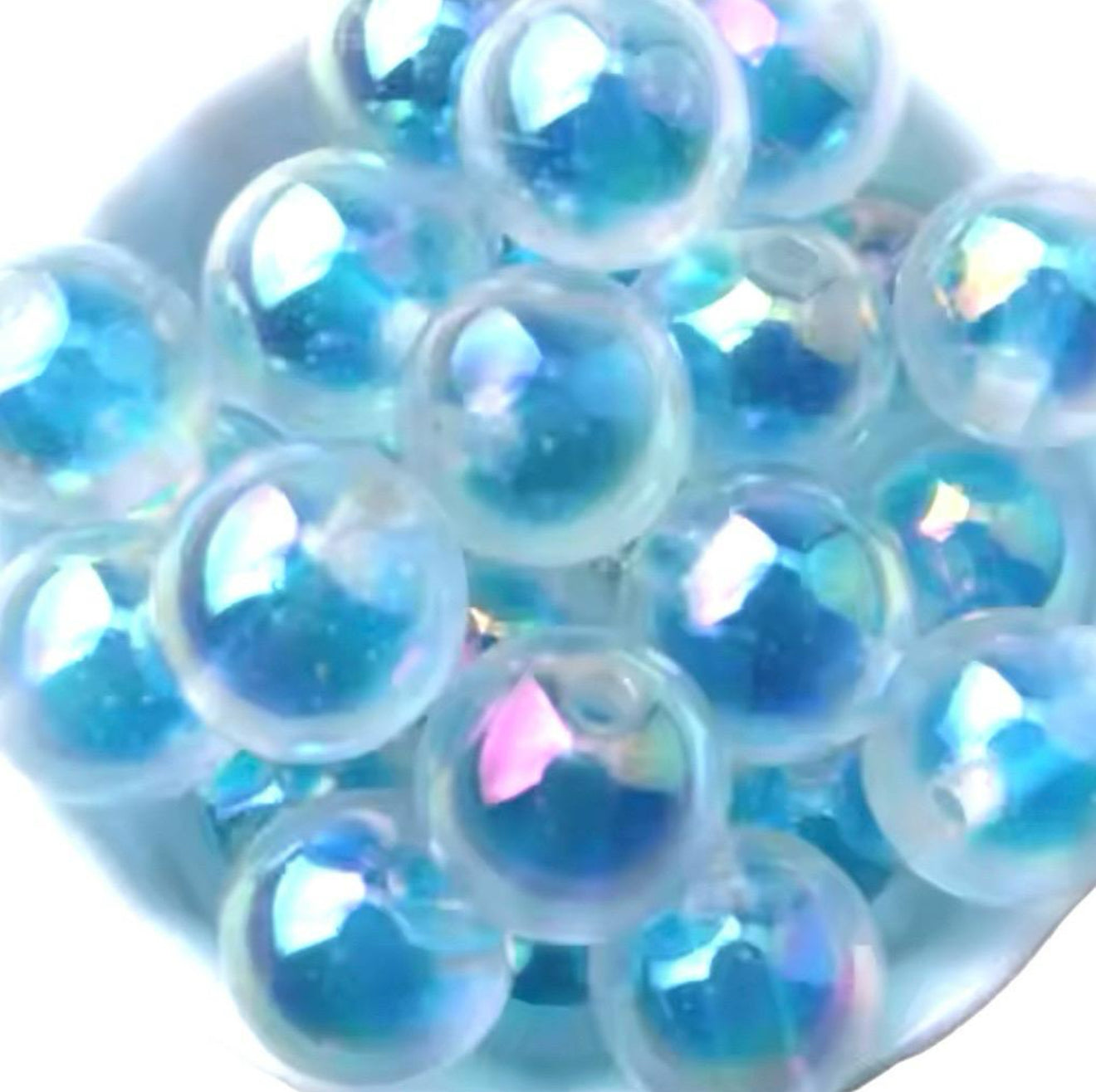 Glow in the Dark UV AB 16mm Chunky Acrylic Bead