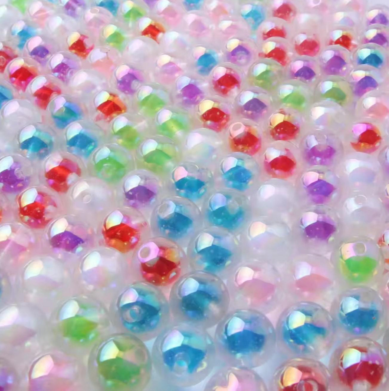 Glow in the Dark UV AB 16mm Chunky Acrylic Bead